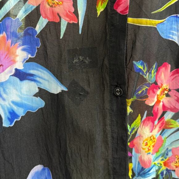 Johnny Was Aruba Maeve Tunic Top Blouse Cover Up Plus 1X **FLAW** - Picture 5 of 8